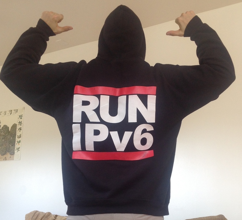 run ipv6 hoodie